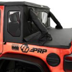 Bestop 80103-17 Halftop Series Soft Top - With Frame (Frame Included) Black twill
