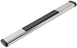 Dee Zee DZ16123 6 in. Oval Series Running Boards, Powdercoated Textured Black Non-Powered Stainless Steel Set of 2, Mounting Kit Sold Separately