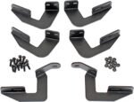 Dee Zee DZ16123 6 in. Oval Series Running Boards, Powdercoated Textured Black Non-Powered Stainless Steel Set of 2, Mounting Kit Sold Separately - Image 6
