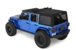 Bestop 54726-35 Supertop Ultra Squareback Soft Top - Frameless Design Black - Image 5