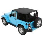 Bestop 56452-17 Trektop Slantback Series Soft Top - Frameless Design Black - Image 3
