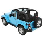 Bestop 56452-17 Trektop Slantback Series Soft Top - Frameless Design Black - Image 4