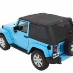 Bestop 56452-35 Trektop Slantback Series Soft Top - Frameless Design Black