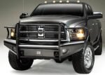 Fab Fours DR10-Q2960-1 Front Black Steel Elite Grille Guard, Powdercoated Black, with Full Grille Guard