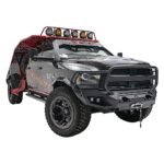 Fab Fours DR10-X2950-1 Front Matrix Grille Guard, Powdercoated Textured Black - Image 3