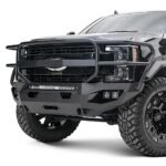 Fab Fours FS17-X4150-1 Front Matrix Grille Guard, Powdercoated Textured Black