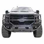 Fab Fours FS17-X4150-1 Front Matrix Grille Guard, Powdercoated Textured Black - Image 2