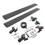 Go Rhino 20404887T Running Boards, Protective Bedliner Coating, Aluminum, 4-Door, Crew Cab Pickup, E-BOARD E1 Electric Series