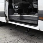 Go Rhino 20410125PC Running Boards, Textured Black, Aluminum, Extended Cargo Van/Standard Cargo Van, E-BOARD E1 Electric Series - Image 4