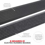Go Rhino 20420687T Running Boards, Protective Bedliner Coating, Aluminum, 4-Door, Crew Cab Pickup, E-BOARD E1 Electric Series - Image 4