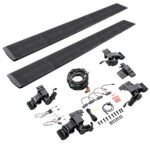Go Rhino 20443273T Running Boards, Protective Bedliner Coating, Aluminum, Crew Cab Pickup (Double Cab), E-BOARD E1 Electric Series