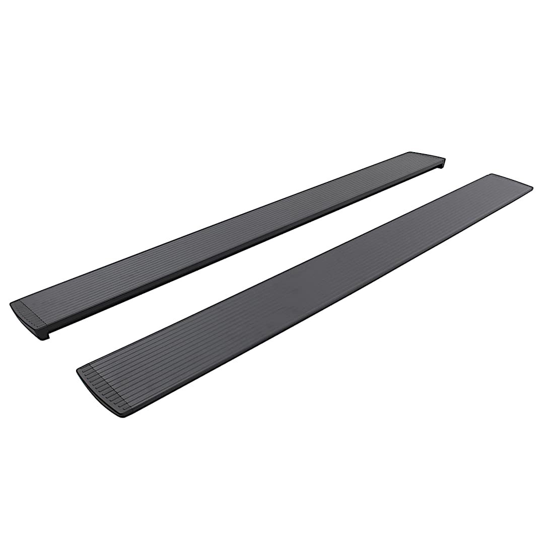 g2620443580pc_1.jpg Go Rhino 20443580PC Running Boards, Textured Black, Aluminum, Extended Cab Pickup, FULL HYBRID EV-GAS (FHEV)/GAS, E-BOARD E1 Electric Series - Image 1