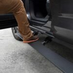 Go Rhino 20443587PC Running Boards, Textured Black, Aluminum, Crew Cab Pickup, FULL HYBRID EV-GAS (FHEV)/GAS, E-BOARD E1 Electric Series - Image 11