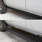 Go Rhino 20444580PC Running Boards, Textured Black, Aluminum, with Mounting Kit, Extended Cab Pickup, FULL HYBRID EV-GAS (FHEV)/GAS, E1 Series - Image 2