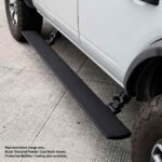 Go Rhino 20444580T Running Boards, Protective Bedliner Coating, Aluminum, with Mounting Kit, Extended Cab Pickup, FULL HYBRID EV-GAS (FHEV)/GAS, E1 Series - Image 4
