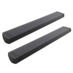 Go Rhino 20450572PC Running Boards, Textured Black, Aluminum, 4-Door, Sport Utility, E-BOARD E1 Electric Series