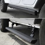 Go Rhino 20450572PC Running Boards, Textured Black, Aluminum, 4-Door, Sport Utility, E-BOARD E1 Electric Series - Image 8