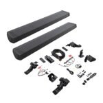 Go Rhino 20450572T Running Boards, Protective Bedliner Coating, Aluminum, 4-Door, Sport Utility, E-BOARD E1 Electric Series