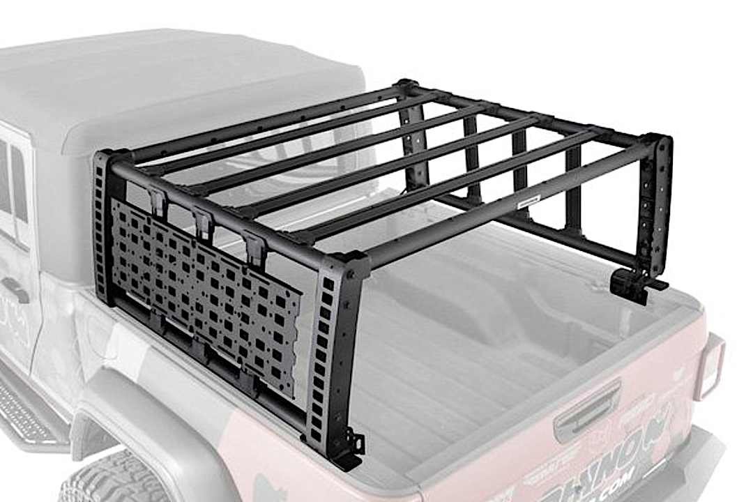 g265950000t_1.jpg Go Rhino 5950000T Cargo Basket - Powdercoated Textured Black, Steel, Direct Fit, Sold Individually - Image 1