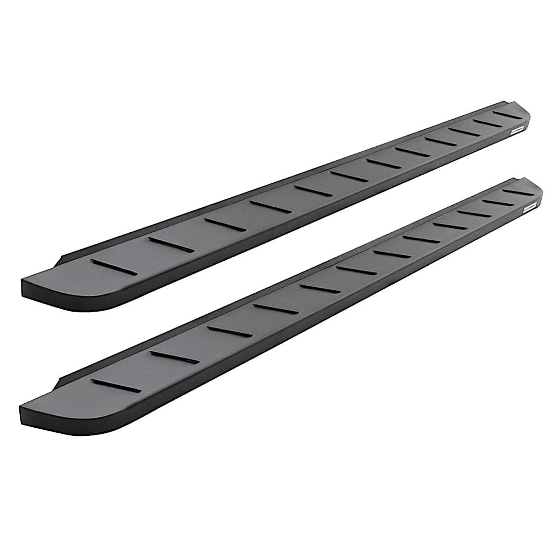 g266340488720pc_1.jpg Go Rhino 6340488720PC Running Boards, Textured Black, Galvanized Steel, 4-Door, Crew Cab Pickup, RB10 Series - Image 1