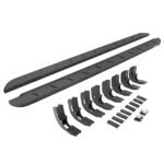 Go Rhino 63404887ST Running Boards, Protective Bedliner Coating, Steel, 4-Door, Crew Cab Pickup, RB10 Slim Line Series