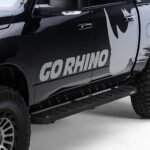 Go Rhino 63412973T Running Boards, Protective Bedliner Coating, Steel, 4-Door, Sport Utility, RB10 Slim Line Series - Image 3