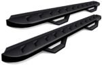 Go Rhino 6344256820PC Running Boards, Powdercoated Textured Black, Steel, Includes Mounting Brackets and Two Pairs of Drop Down Steps, 4-Door, Sport Utility, RB10 Raptor-Style Series