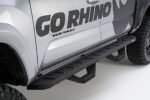 Go Rhino 6344256820PC Running Boards, Powdercoated Textured Black, Steel, Includes Mounting Brackets and Two Pairs of Drop Down Steps, 4-Door, Sport Utility, RB10 Raptor-Style Series - Image 3
