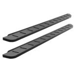Go Rhino 63443580T Running Boards, Protective Bedliner Coating, Steel, 4-Door, Extended Cab Pickup, RB10 Slim Line Series
