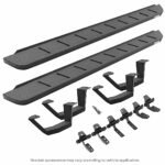Go Rhino 6344368720T Running Boards, Protective Bedliner Coating, Steel, 4-Door, Crew Cab Pickup, Crew Max, RB10 Slim Line Series