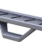 Go Rhino 6345168720PC Running Boards, Powdercoated Textured Black, Steel, Includes (2) Drop Down Steps and Mounting Bracket(S), 4-Door, Crew Cab Pickup, RB10 Raptor-Style Series