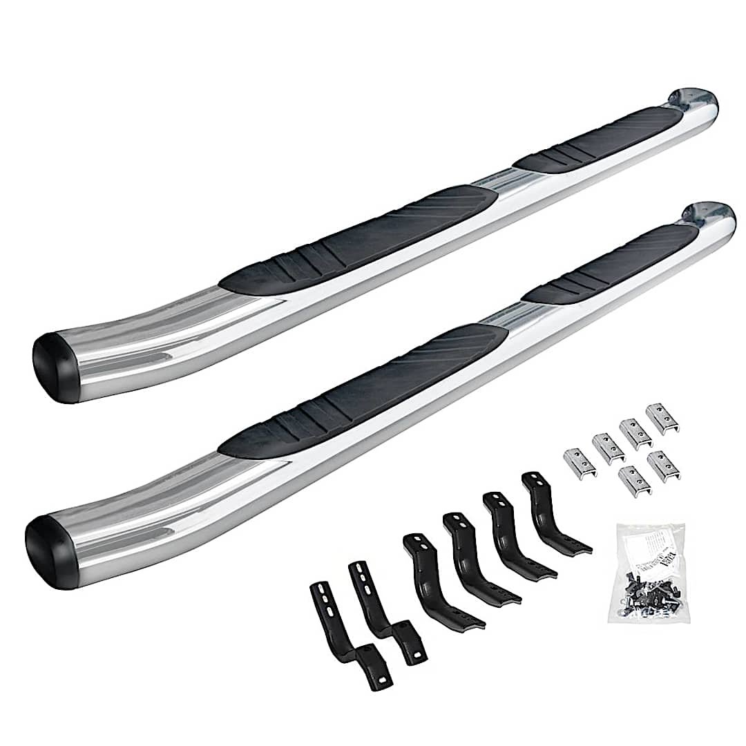 g26685443587cc_1.jpg Go Rhino 685443587CC Running Boards, Chrome, Composite, 4-Door, Crew Cab Pickup, Crew Max, OE Xtreme Composite Series - Image 1