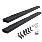 Go Rhino 6862443587T Running Boards, Protective Bedliner Coating, Steel, 4-Door, Crew Cab Pickup, RB20 Raptor-Style Series