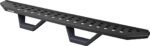 Go Rhino 6941508720PC Running Boards, Powdercoated Textured Black, Steel, with 2-Pairs of RB10 Drop Steps, 4-Door, Crew Cab Pickup, RB20 Raptor-Style Series