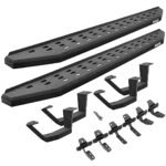 Go Rhino 6941768020T Running Boards, Protective Bedliner Coating, Galvanized Steel, 4-Door, Extended Cab Pickup, RB20 Series