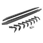 Go Rhino 69423580ST Running Boards, Protective Bedliner Coating, Steel, 4-Door, Crew Cab Pickup, RB20 Slim Line Series