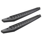 Go Rhino 6943068720PC Running Boards, Powdercoated Textured Black, Steel, 4-Door, Crew Cab Pickup, RB20 Raptor-Style Series