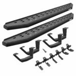 Go Rhino 6944358020T Running Boards, Protective Bedliner Coating, Steel, 4-Door, Extended Cab Pickup, RB20 Raptor-Style Series