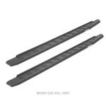 Go Rhino 6960478720T Running Boards, Protective Bedliner Coating, Galvanized Steel, with Mounting Bracket, 4-Door, Crew Cab Pickup, RB30 Series