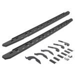 Go Rhino 69643280ST Running Boards, Protective Bedliner Coating, Galvanized Steel, Crew Cab Pickup (Double Cab), RB30 Slim Line Series