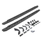 Go Rhino 69643973ST Running Boards, Protective Bedliner Coating, Galvanized Steel, with Mounting Kit, 4-Door, Sport Utility, RB30 Slim Line Series