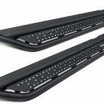 Go Rhino D64425T Running Boards, Powdercoated Textured Black, Steel, 6 in. Step Area Width, 4-Door, Sport Utility, Dominator D6 Series