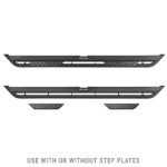 Go Rhino DT4235T Running Boards, Textured Black, Steel, 4-Door, Crew Cab Pickup - Image 4