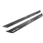 Go Rhino DT4306T Running Boards, Textured Black, Steel, 4-Door, Crew Cab Pickup
