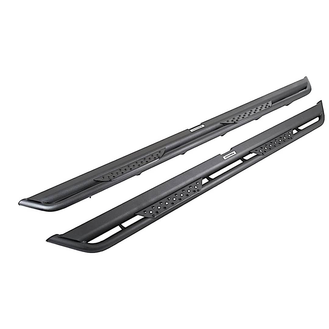 g26dt4306t_1.jpg Go Rhino DT4306T Running Boards, Textured Black, Steel, 4-Door, Crew Cab Pickup - Image 1