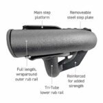 Go Rhino DT4516T Running Boards, Powdercoated Textured Black, Steel, 4-Door, Crew Cab Pickup - Image 5