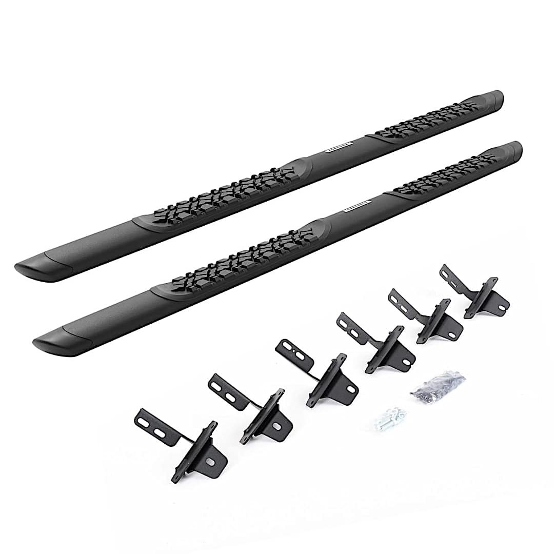 g26v3412974t_1.jpg Go Rhino V3412974T Running Boards, Powdercoated Textured Black, Aluminum, 4-Door, Sport Utility, V3 Series - Image 1