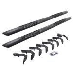 Go Rhino V3423580T Running Boards, Powdercoated Textured Black, Aluminum, 4-Door, Crew Cab Pickup, V3 Series