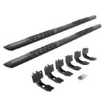 Go Rhino V3439980T Running Boards, Powdercoated Textured Black, Aluminum, 4-Door, Extended Cab Pickup, V3 Series