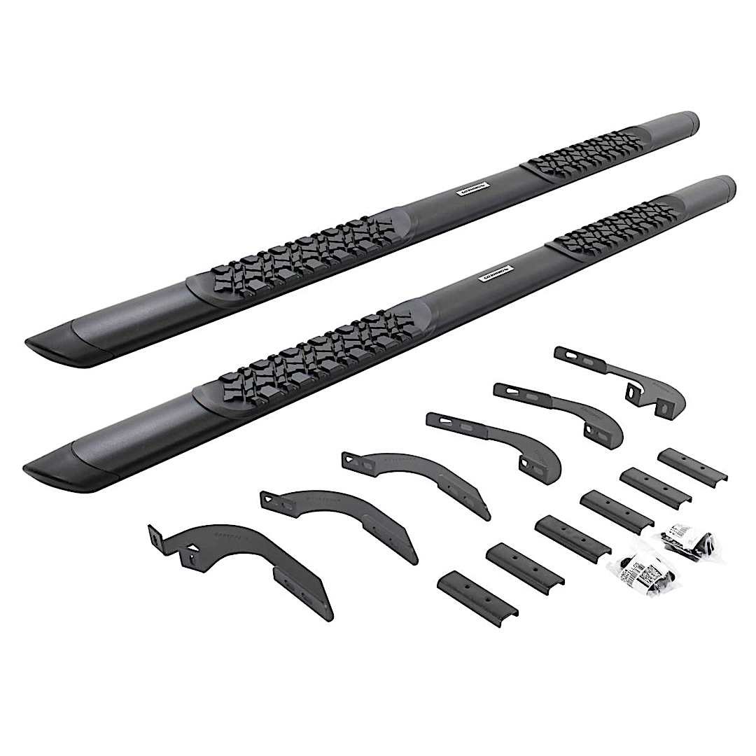 g26v3442987t_1.jpg Go Rhino V3442987T Running Boards, Powdercoated Textured Black, Aluminum, 4-Door, Crew Cab Pickup (Double Cab), V3 Series - Image 1